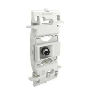 Conjunto 1 Tomada Sem Placa Coaxial Zuli 4x2 Lorenzetti