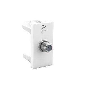 Módulo Tomada Antena de TV Coaxial Pial Plus+ Branca Pial