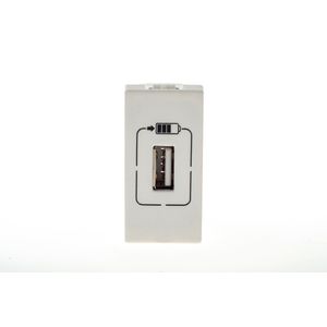 Módulo Tomada Carregador Pial Plus+ 1X USB Branco Pial