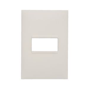 Placa 1 Posto Pial Plus+ 4X2 Branca Pial