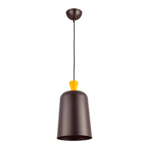 Pendente Bell P Café/Amarelo Avant