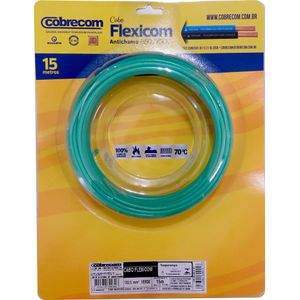 Cabo Flexível 2,5mm 750V Blister 15m Verde Cobrecom