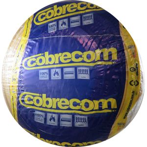 Cabo Flexível 10,0mm 750V Rolo 100m Amarelo Cobrecom
