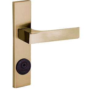 Fechadura Para Banheiro Tetra Quadratta Bronze Aliança