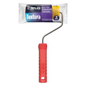 Rolo Para Textura Fina 9cm Atlas
