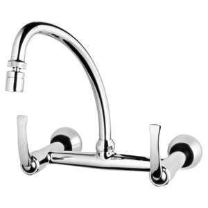 Misturador de Parede Para Cozinha Pratika Cromado Fabrimar