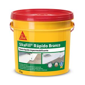 Impermeabilizante Sika Fill Rápido Branca 15kg Sika