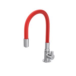 Torneira de Bancada Hydramotion Vermelha Hydra