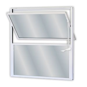 Janela Basculante Alumínio Soft 40X40CM Branco MGM