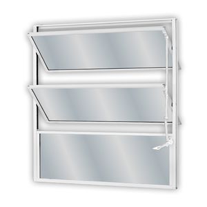 Janela Basculante Alumínio Soft 60X40CM Branco MGM