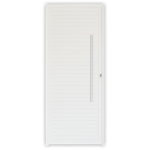 Porta de Giro Lambri Alumínio E210X80CM Branco MGM