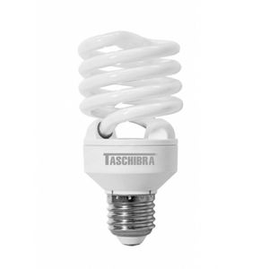 Lâmpada Fluorescente Full Espiral 25W 220V 6400K Taschibra