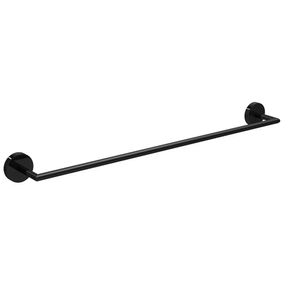 Porta Toalha Barra Disco Black Noir 50cm Deca