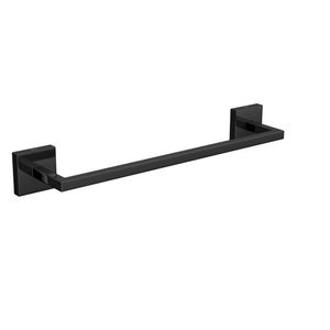 Porta Toalha Barra Clean Black Noir 30cm Deca