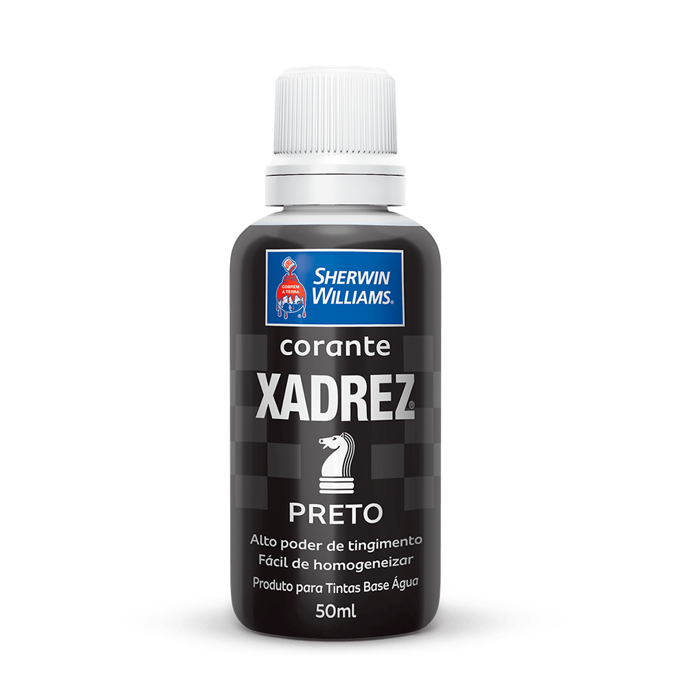 Chatuba  Corante Liquído Preto Xadrez 50ml Sherwin Williams