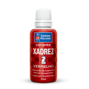 Corante Liquído Vermelho Xadrez 50ml Sherwin Williams