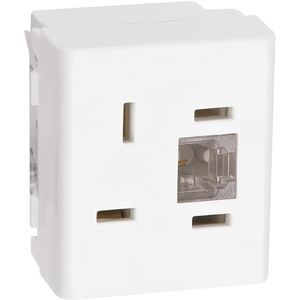 Módulo Tomada Telebras 2 Fios Lunare RJ11 Schneider