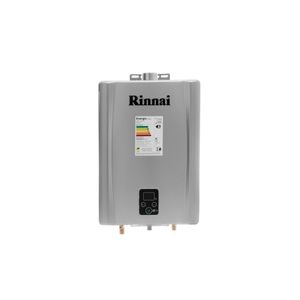 Aquecedor de Água a Gás Eletrônico GLP-E211 Digital - Top Prata Rinnai