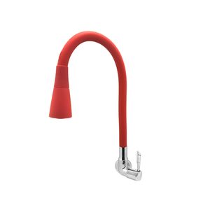 Torneira de Parede Para Cozinha Conic Vermelha Bognar