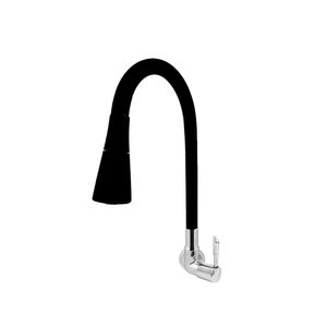 Torneira de Parede Para Cozinha Conic Preta Bognar