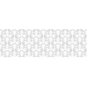 Porcelanato Ceusa Leque Branco Acetinado 32x100cm