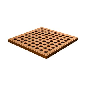 Grelha Com Caixilho Quadrada Cobre 150mm Fani