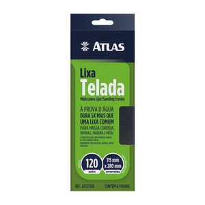 Folha Abrasiva Telada AT17/120 Atlas