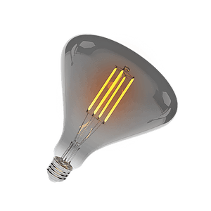 Lâmpada Led Lab Fumê Âmbar 8W Luminatti