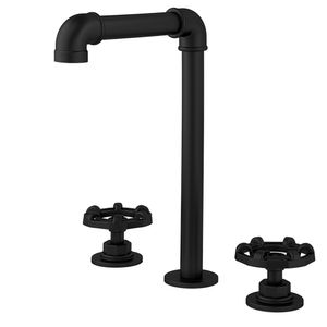 Misturador de Mesa Bica Alta Para Lavatório Living Preto Fosco Fani