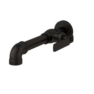 Torneira de Parede Para Lavatório Living Clássica Preto Fosco Fani