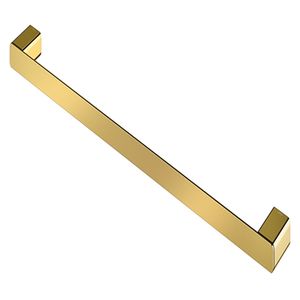 Porta Toalha Bastão Flat Ouro Polido 676mm Docol