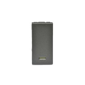 Módulo Interruptor Simples Arteor Com Indicador 250V 16A Magnésio Pial