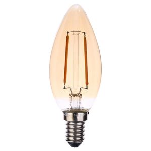 Lâmpada Led Filamento Vela 2W 2700K Bronzearte