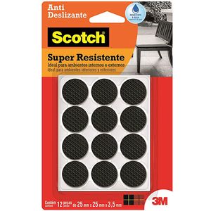 Protetor Antideslizante Preto Redondo M Scotch 3M