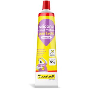 Silicone Bisnaga Acético 50g Quartzolit