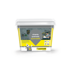 Cimento Queimado Cinza 4,5kg Quartzolit