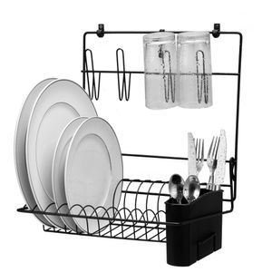 Organizador Seca Pratos Cook Home Preto Arthi