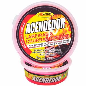 Acendedor de Lareira/Churrasqueira 110g Allchem