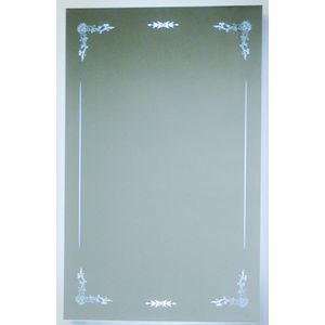 Espelho Elegance Em Cristal 45x71 Prata Fermar