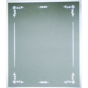 Espelho Elegance Em Cristal 60x71 Prata Fermar