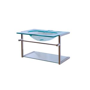 Conjunto Com Cuba Moldada Arpoador 66cm Incolor Fermar