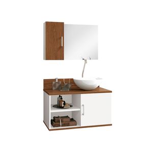 Kit Cuba 60cm Berlim Branco/Freijo Astral Design