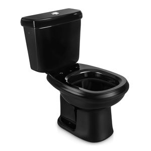 Vaso C/ Caixa Acoplada Sabatini Preto Icasa