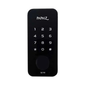 Fechadura Embutida Sem Maçaneta Smart Lock Preta Papaiz