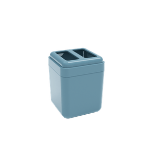 Porta Escova Cube Azul Fog Coza