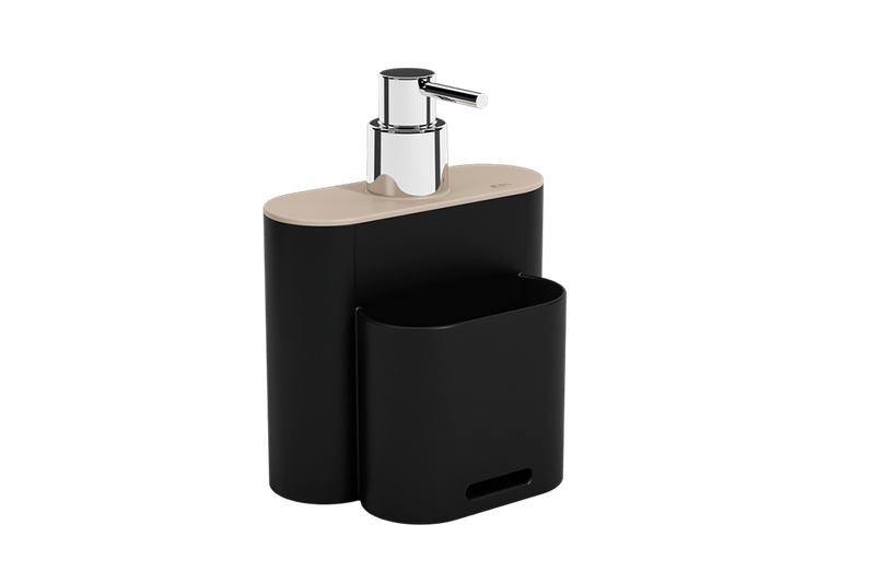 Dispenser-Flat-500ml-Preto-Coza