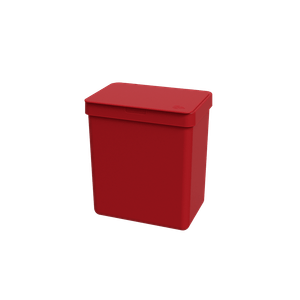 Lixeira Single 2,5L Vermelho Bold Coza