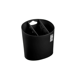 Escorredor de Talheres Oval Basic Preto Coza