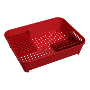 Escorredor de Louça Basic Vermelho Bold Coza