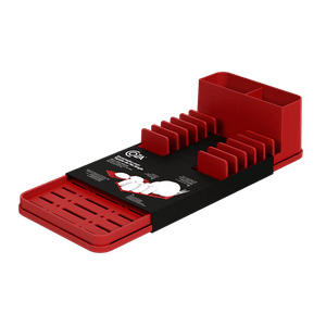 Escorredor de Pia Single Vermelho Bold Coza